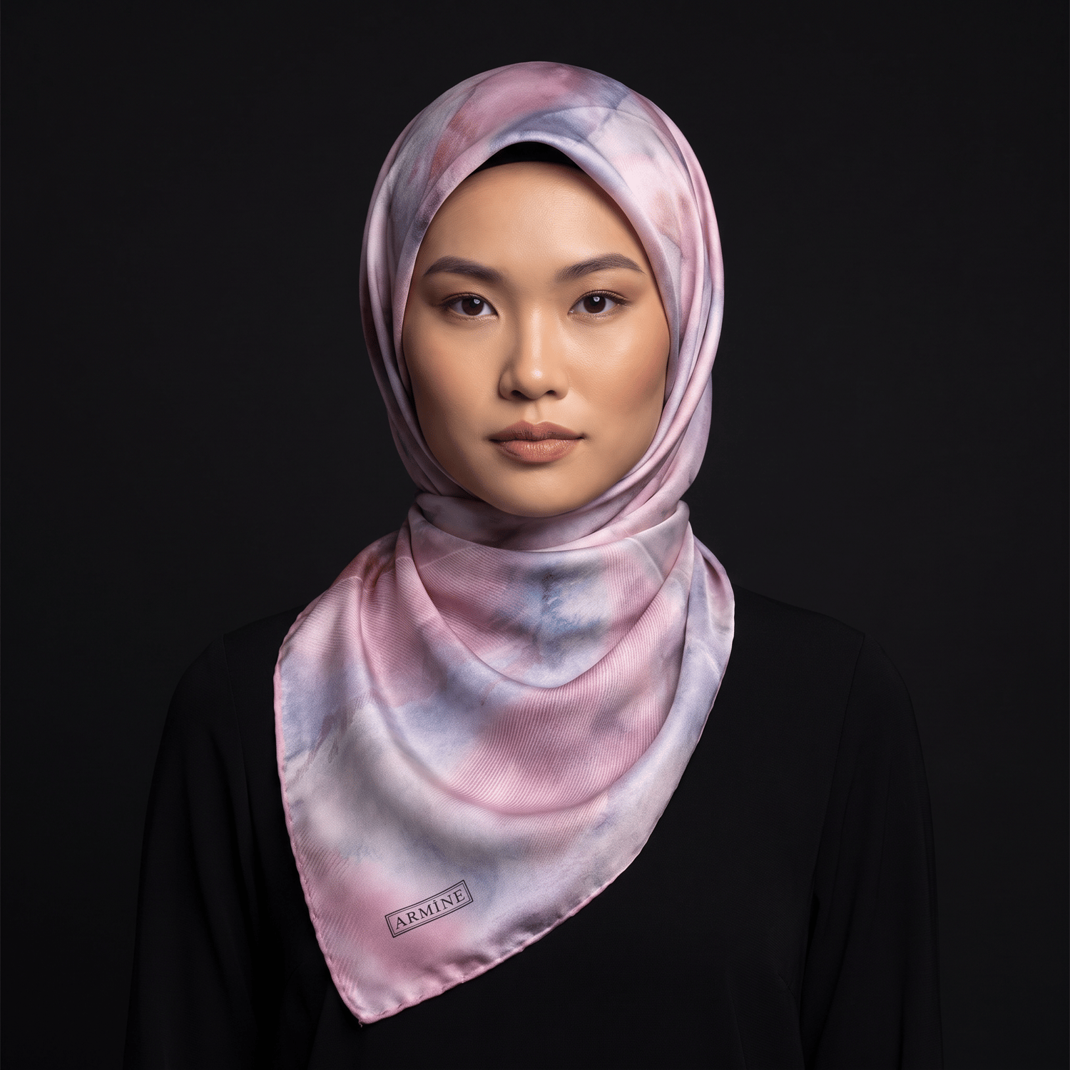 Armine İpek Eşarp 2026 Yaz 9501-83 Pembe
