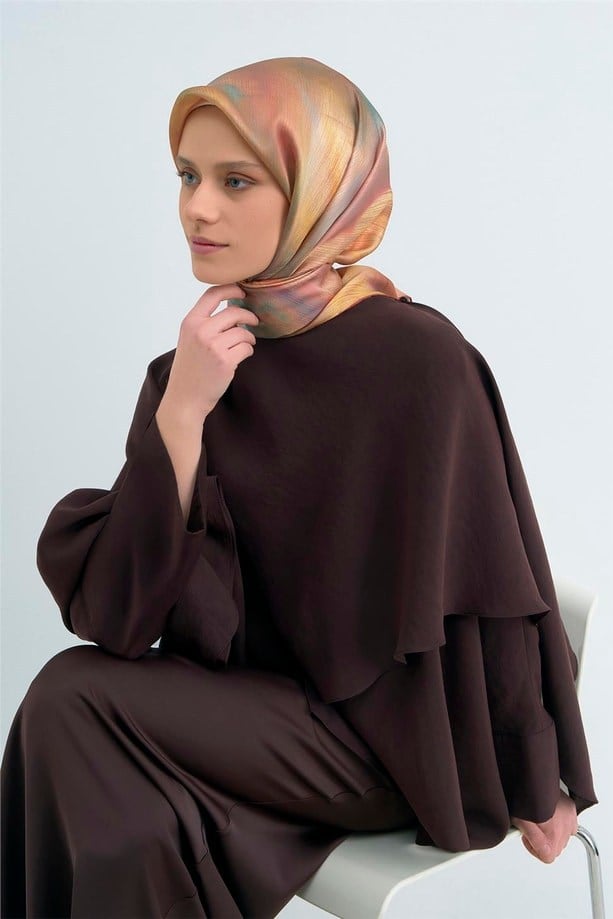 Armine İpek Eşarp 2026 Yaz 9513-88 Çok Renkli