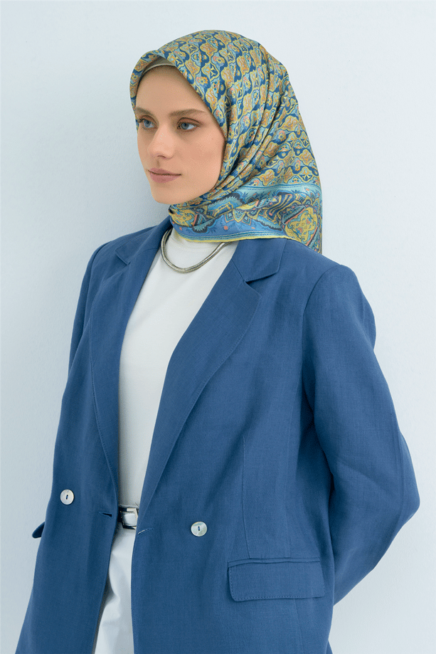Armine İpek Eşarp 2026 Yaz 9518-82 Çok Renkli