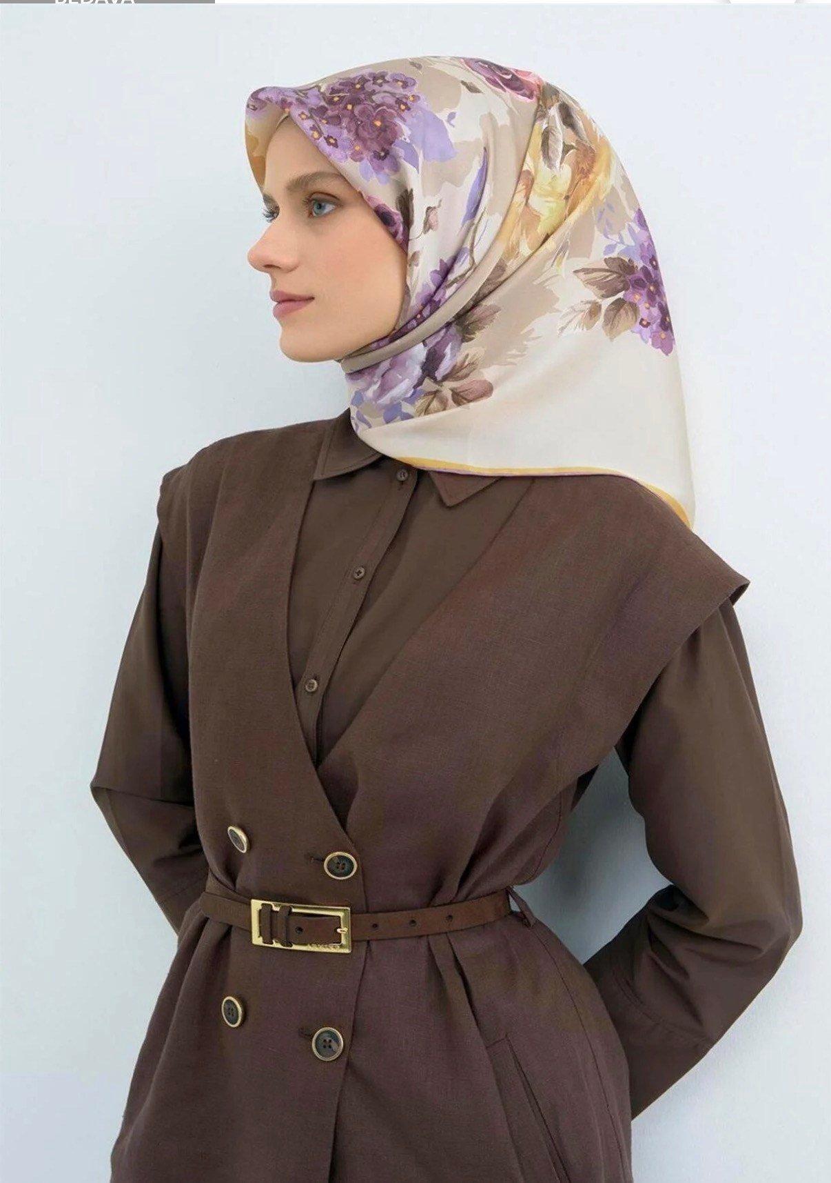 Armine İpek Eşarp 2026 Yaz 9520-32 Çok Renkli