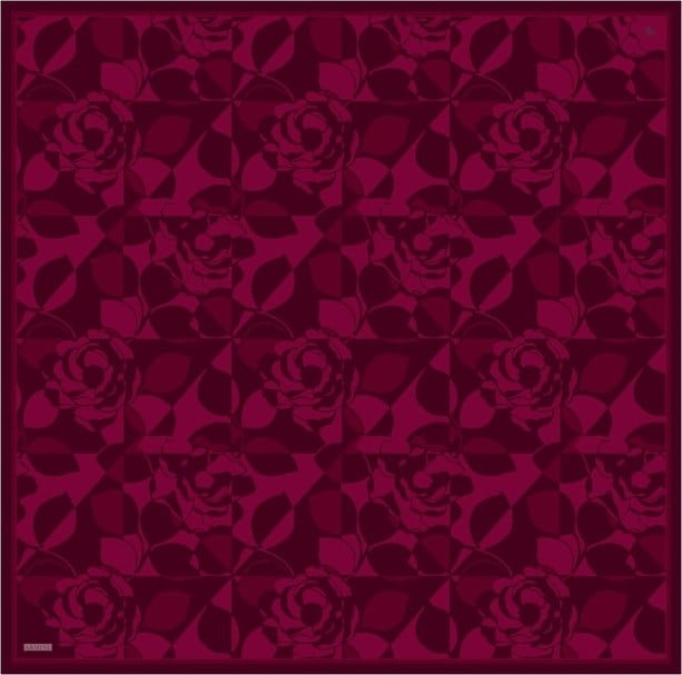 Armine İpek Eşarp 2026 Yaz 9551-02 Bordo 