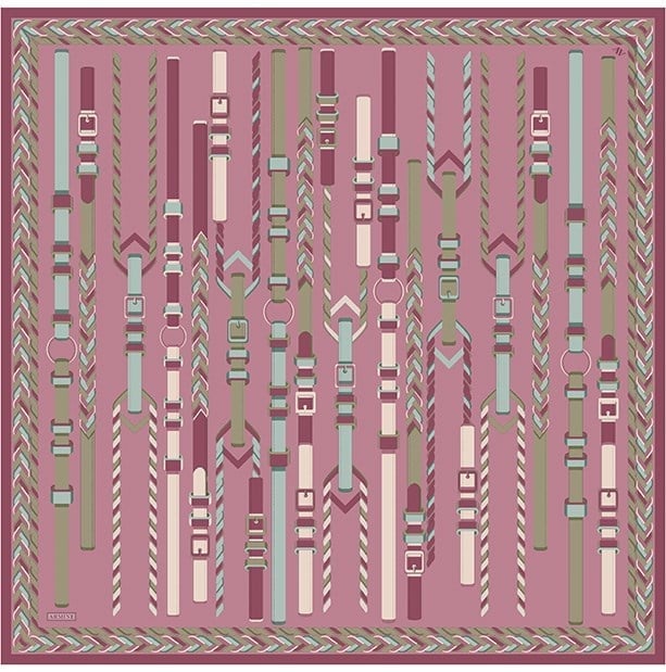 Armine Jakalrı İpek Eşarp 9607-06 Pembe