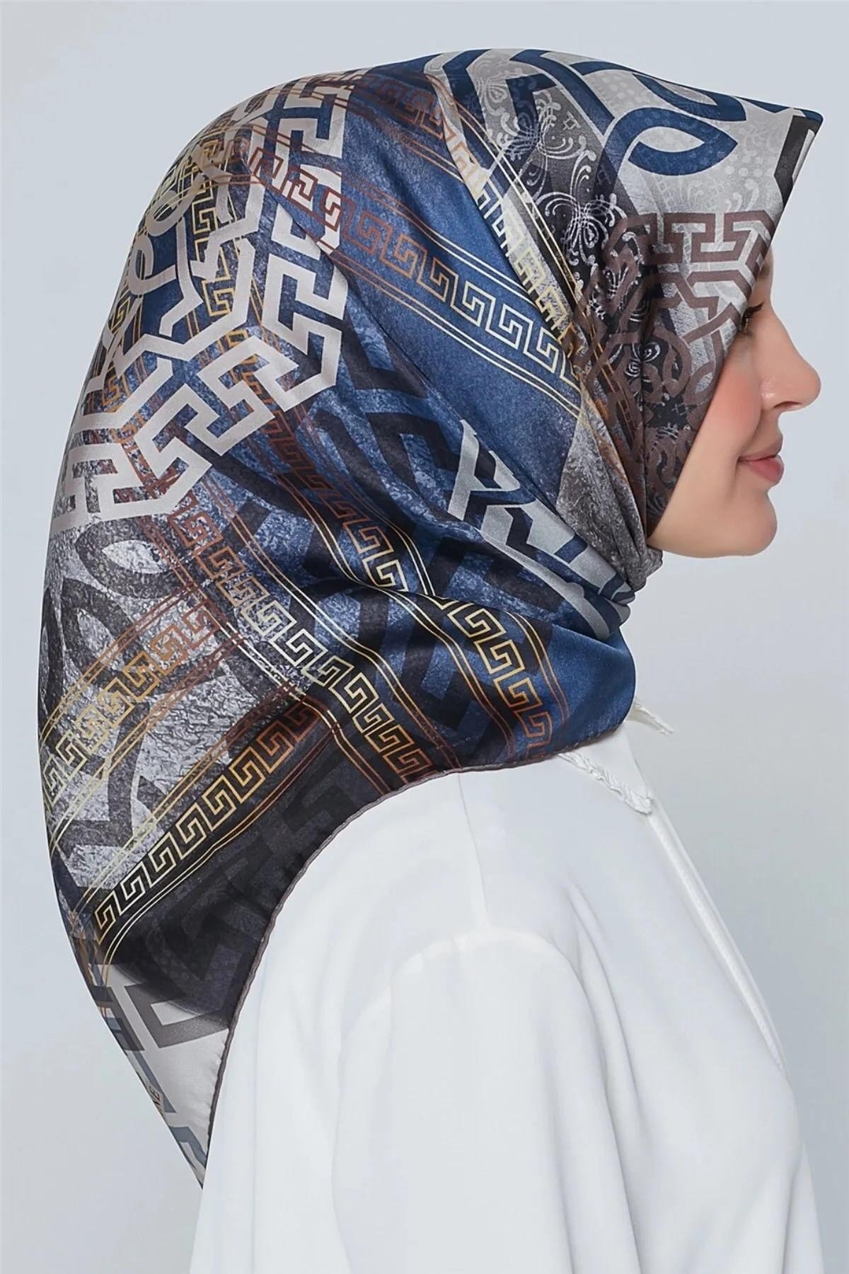 Armine Nostalji İpek Eşarp 8245-09 Çok Renkli