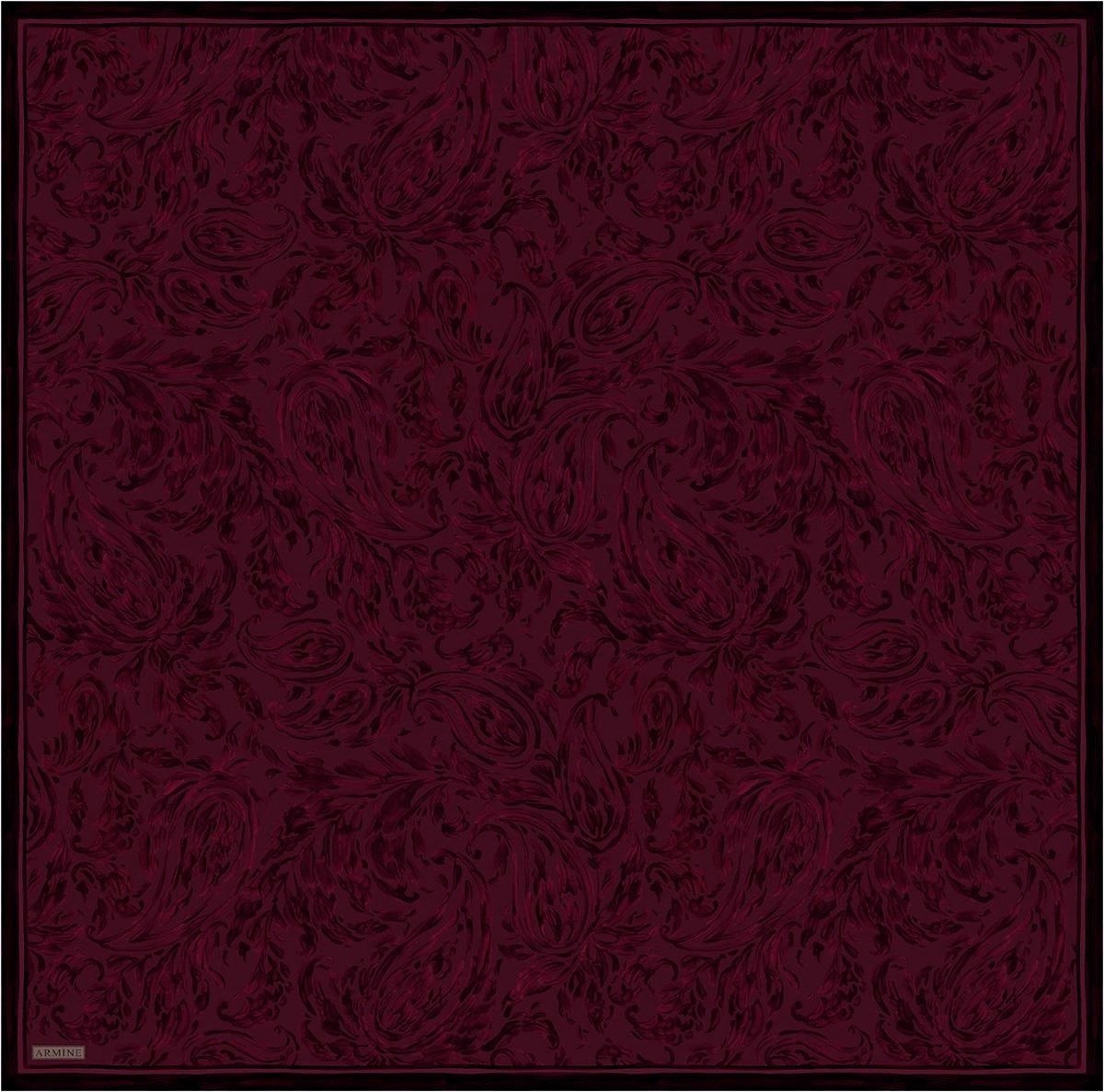 Armine Nostalji İpek Eşarp 9431-01 Bordo