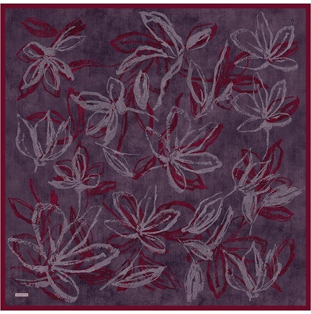 Armine Twill İpek Eşarp 9600-34 Mürdüm
