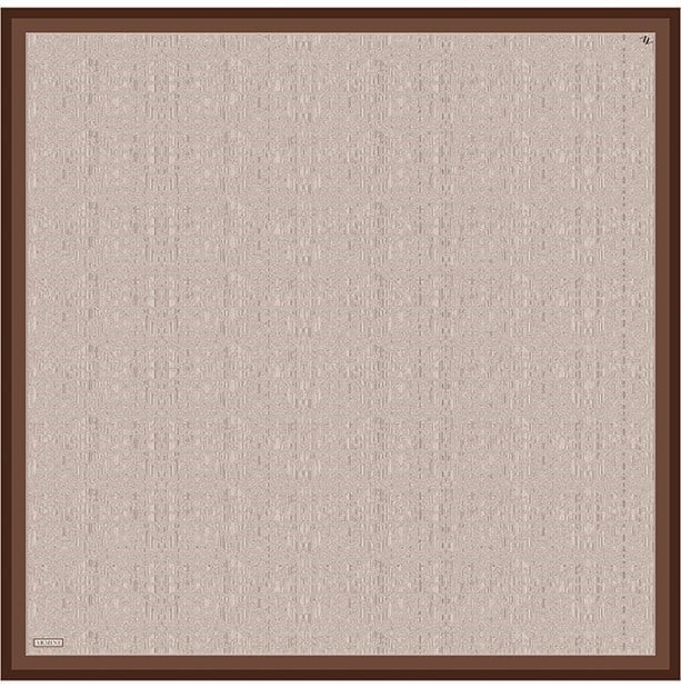 Armine Twill İpek Eşarp 9601-34 Kahverengi