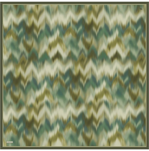 Armine Twill İpek Eşarp 9605-82 Yeşil