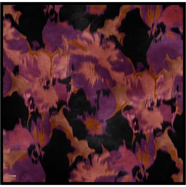 Armine Twill İpek Eşarp 9606-04 Mor