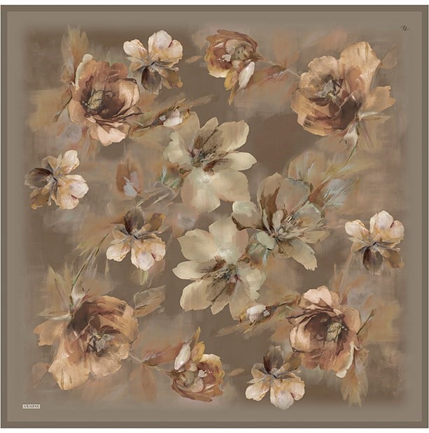 Armine Twill İpek Eşarp 9611-02 Vizon