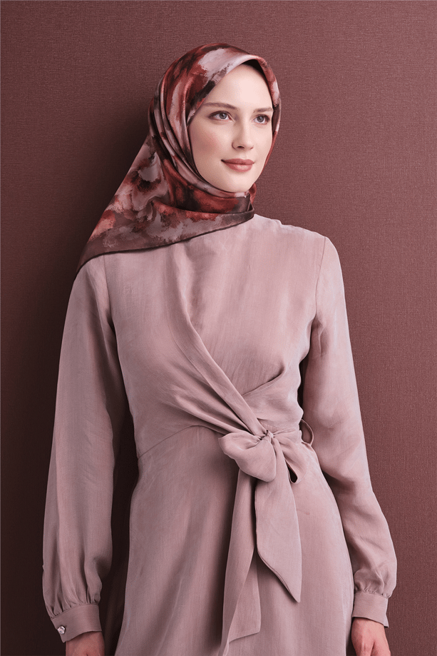 Armine Twill İpek Eşarp 9613-33 Yavru Ağızı