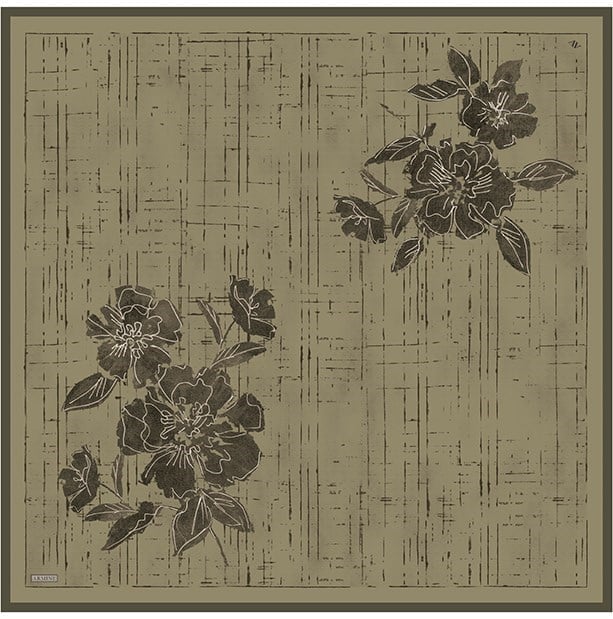 Armine Twill İpek Eşarp 9617-32 Yeşil