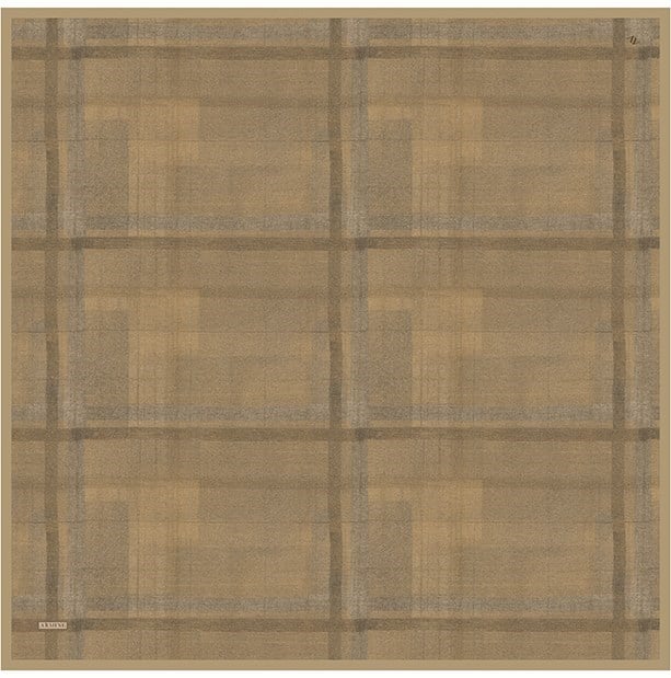 Armine Twill İpek Eşarp 9618-01 Yağ Yeşili