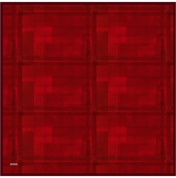 Armine Twill İpek Eşarp 9618-04 Kırmızı