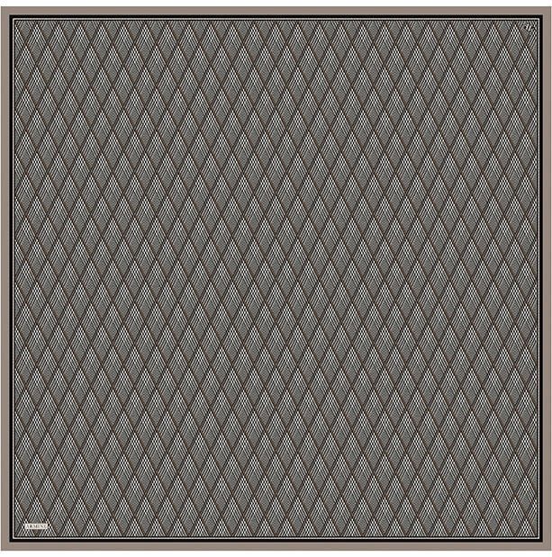 Armine Twill İpek Eşarp 9626-01 Siyah