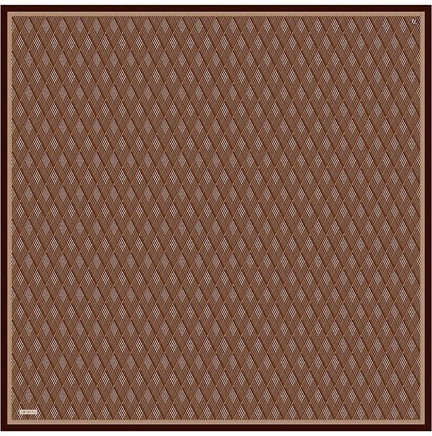 Armine Twill İpek Eşarp 9626-02 Kahverengi