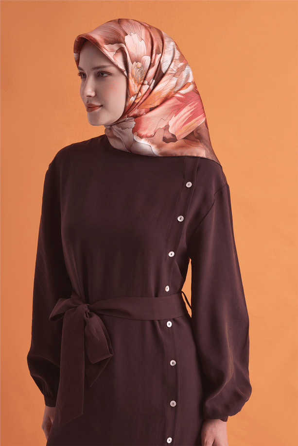 Armine Twill İpek Eşarp 9627-34 Kiramit 