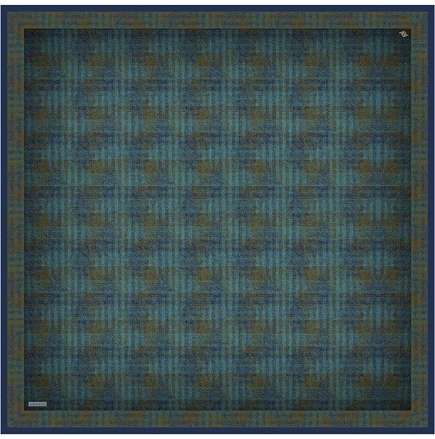 Armine Twill İpek Eşarp 9628-07 Mavi