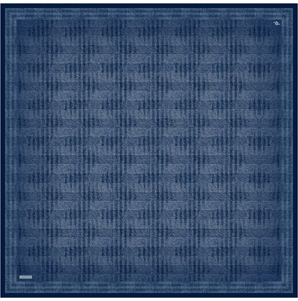 Armine Twill İpek Eşarp 9628-80 Lacivert