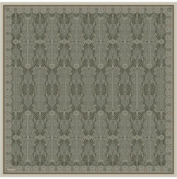 Armine Twill İpek Eşarp 9631-52 Yeşil