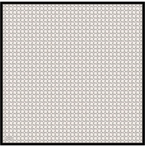 Armine Twill İpek Eşarp 9636-01 Gümüş