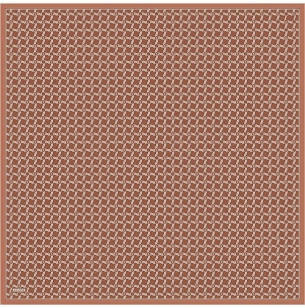 Armine Twill İpek Eşarp 9636-33 Turuncu