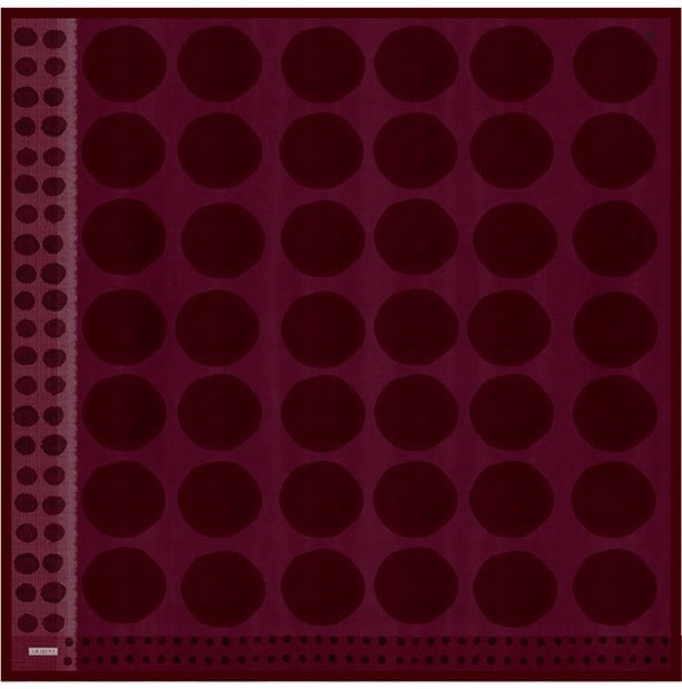 Armine Twill İpek Eşarp 9637-51 Bordo