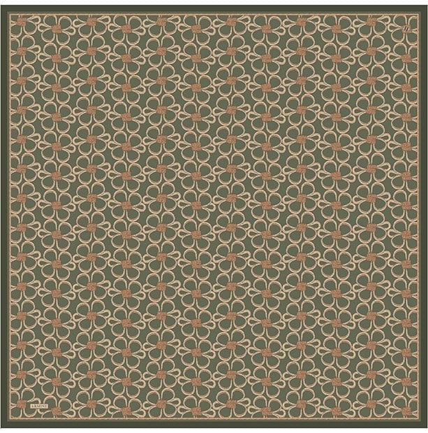 Armine Twill İpek Eşarp 9638-32 Yeşil
