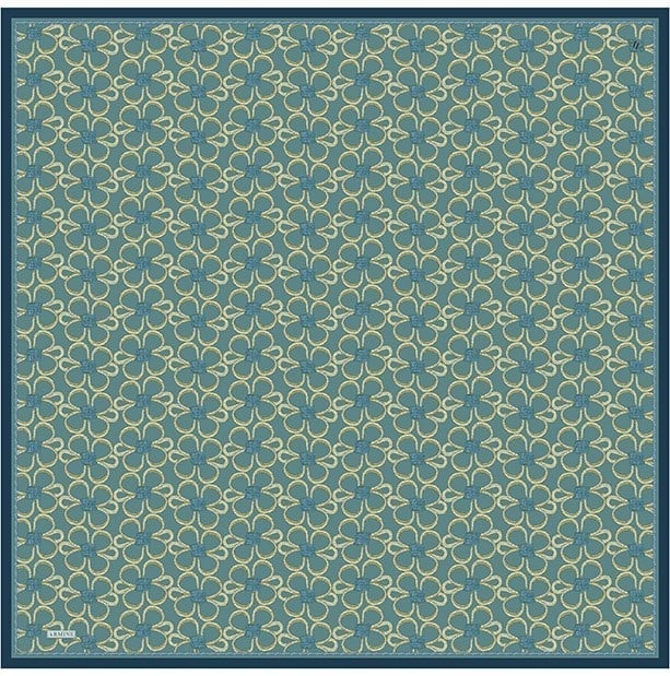Armine Twill İpek Eşarp 9638-80 Petrol