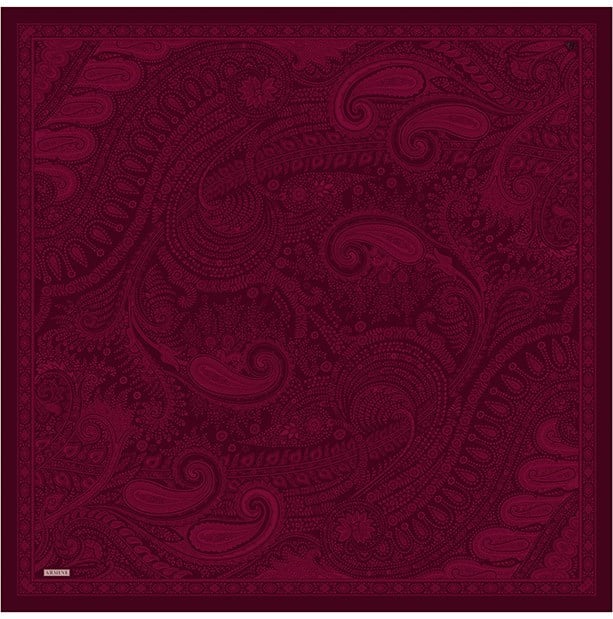 Armine Twill İpek Eşarp 9640-33 Bordo