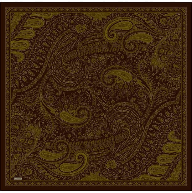 Armine Twill İpek Eşarp 9640-51 Yeşil