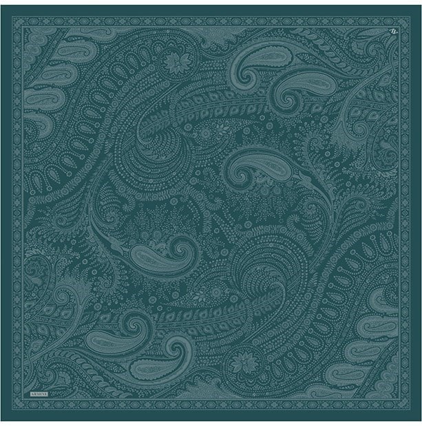 Armine Twill İpek Eşarp 9640-84 Mavi
