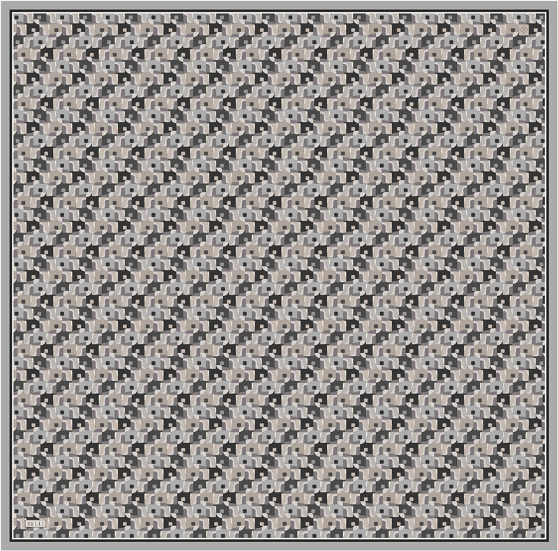 Belli Twill İpek Eşarp 4402-32 Siyah