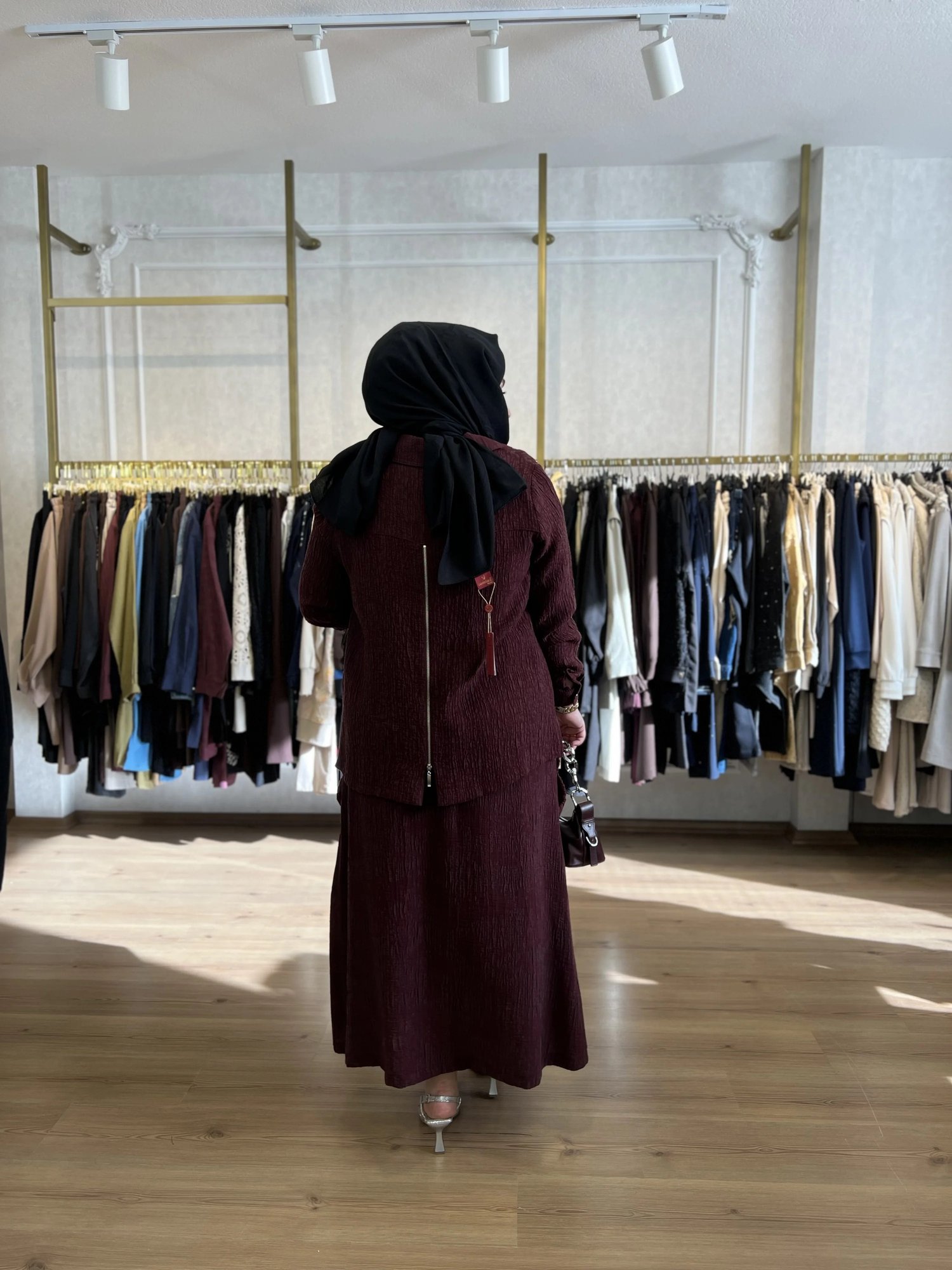 FATMA DANIŞMAN Fermuarlı Bürümcük Takım