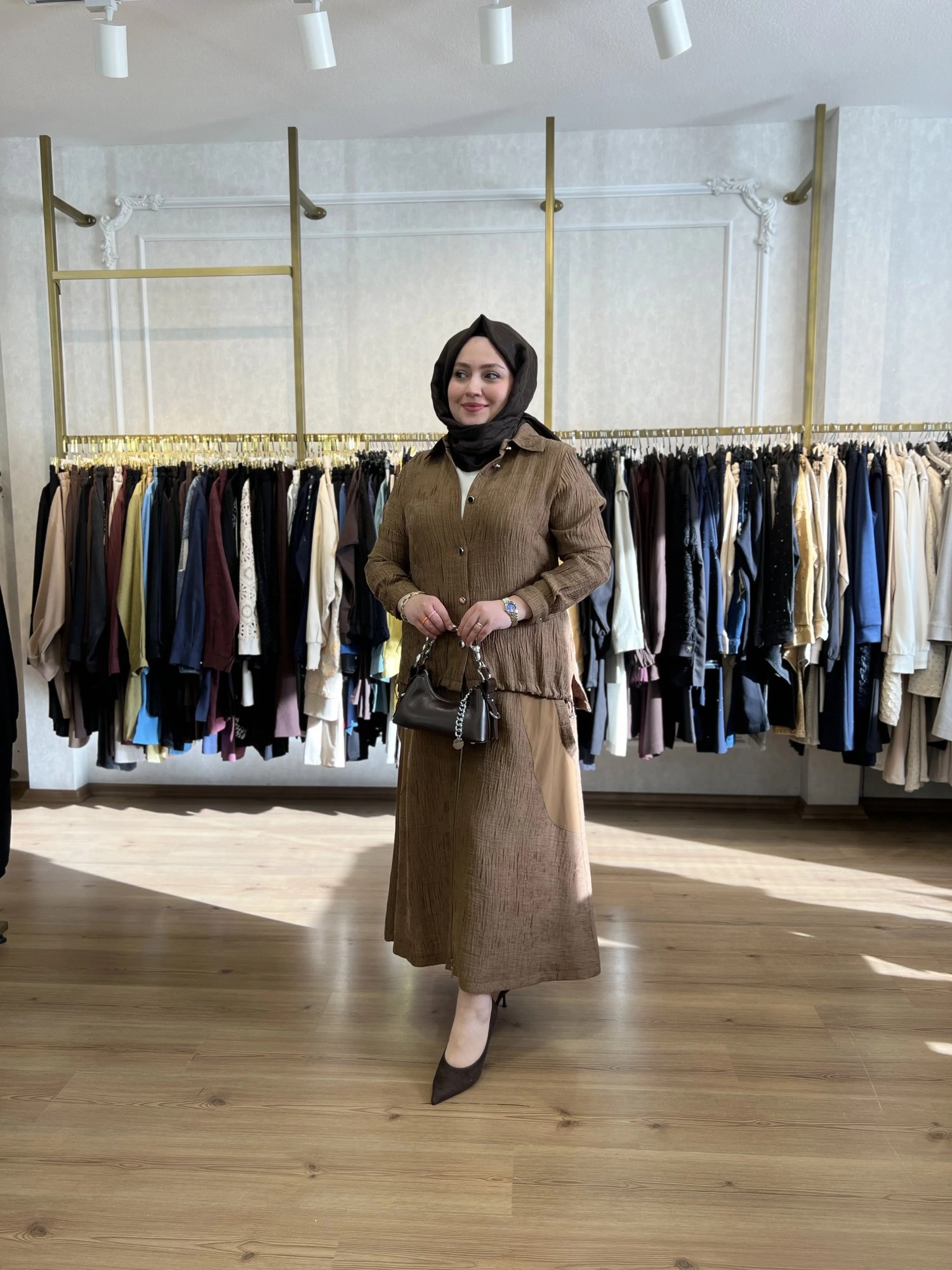 FATMA DANIŞMAN Fermuarlı Bürümcük Takım