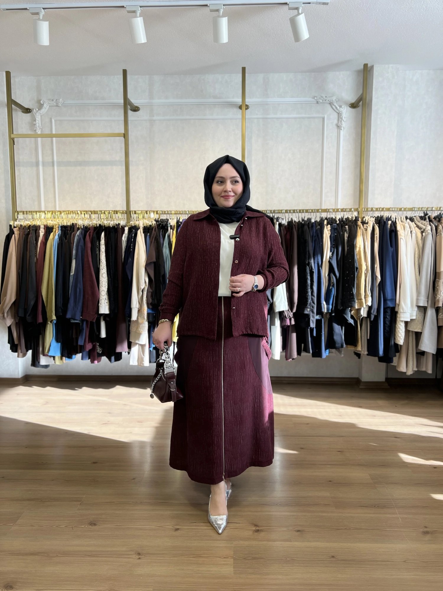 FATMA DANIŞMAN Fermuarlı Bürümcük Takım
