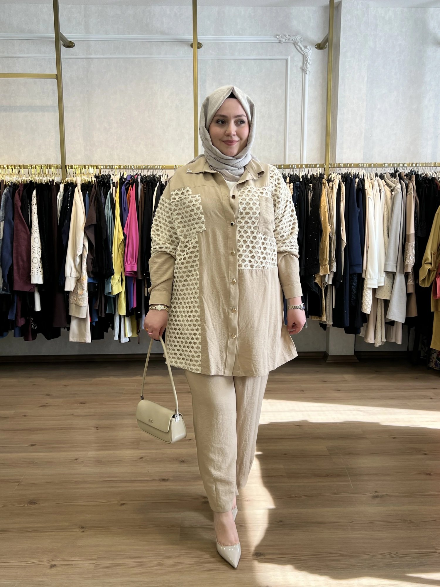 FATMA DANIŞMAN Fileli Pamuk Takım