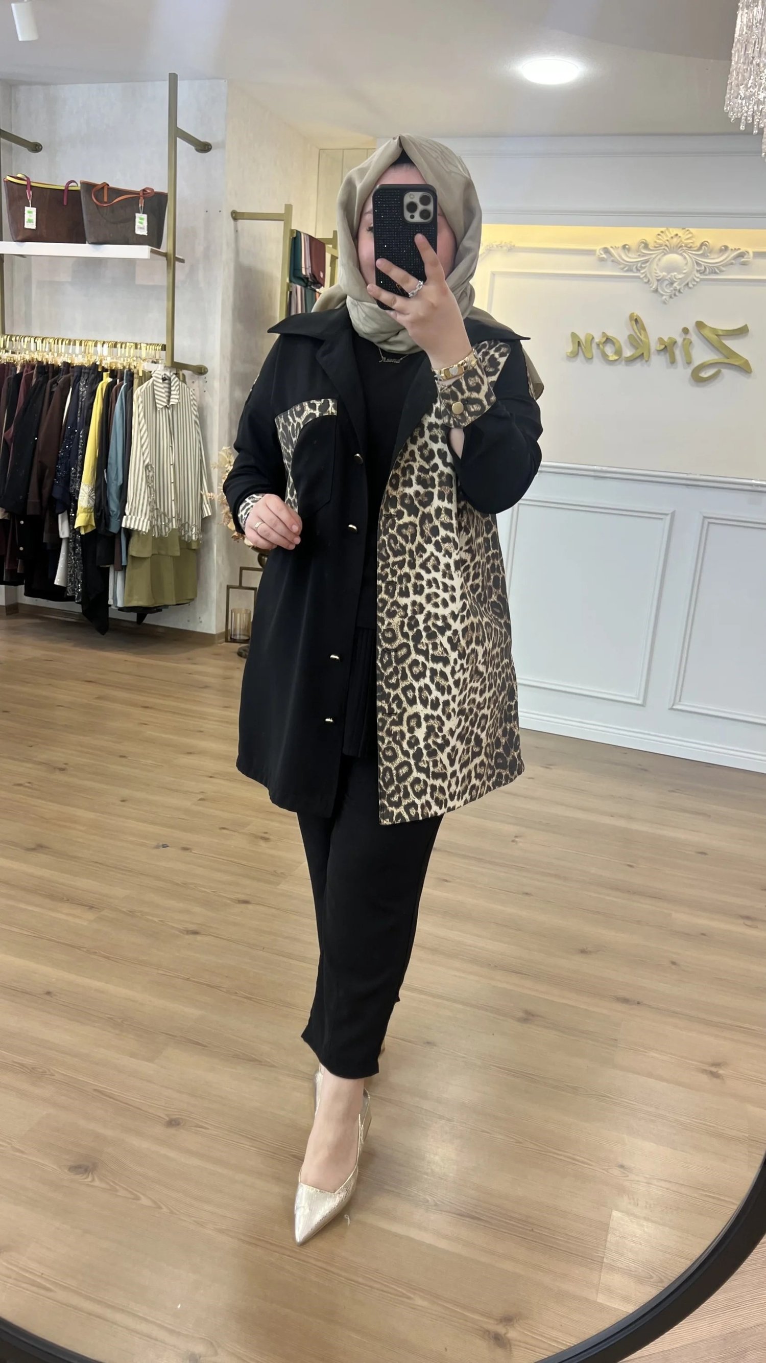 FATMA DANIŞMAN Leopar Keten Takım