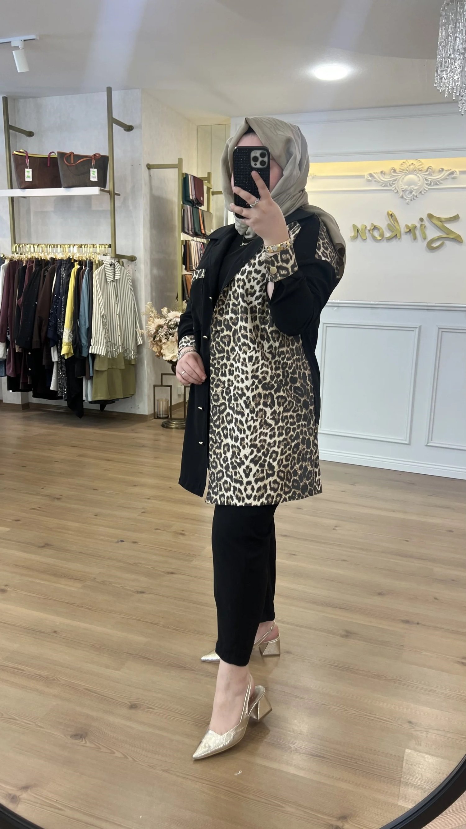 FATMA DANIŞMAN Leopar Keten Takım