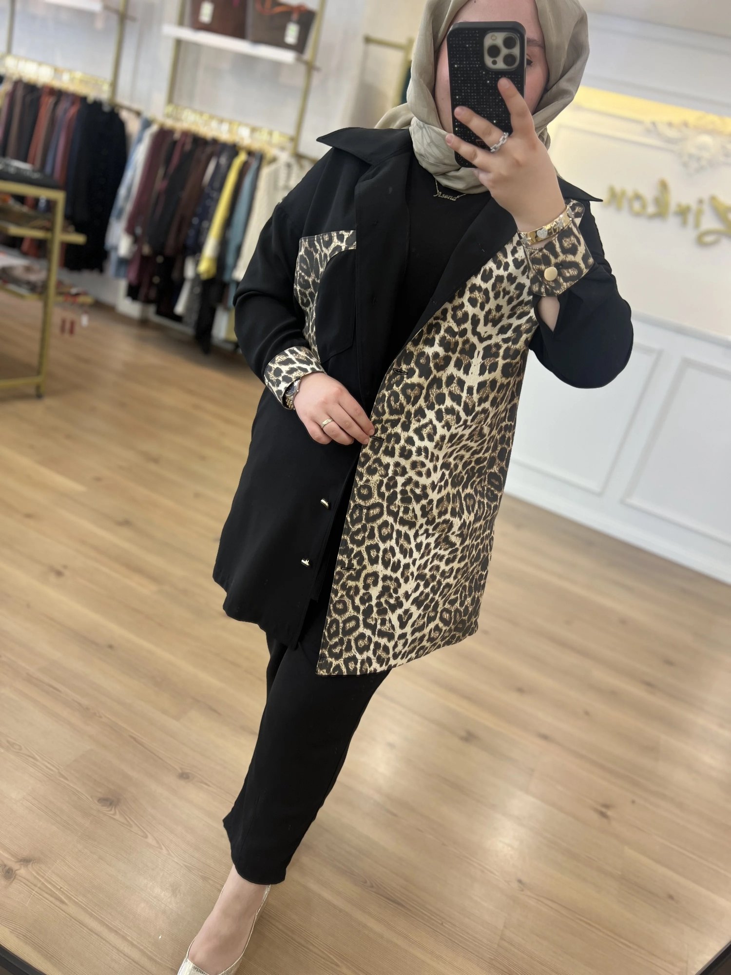 FATMA DANIŞMAN Leopar Keten Takım