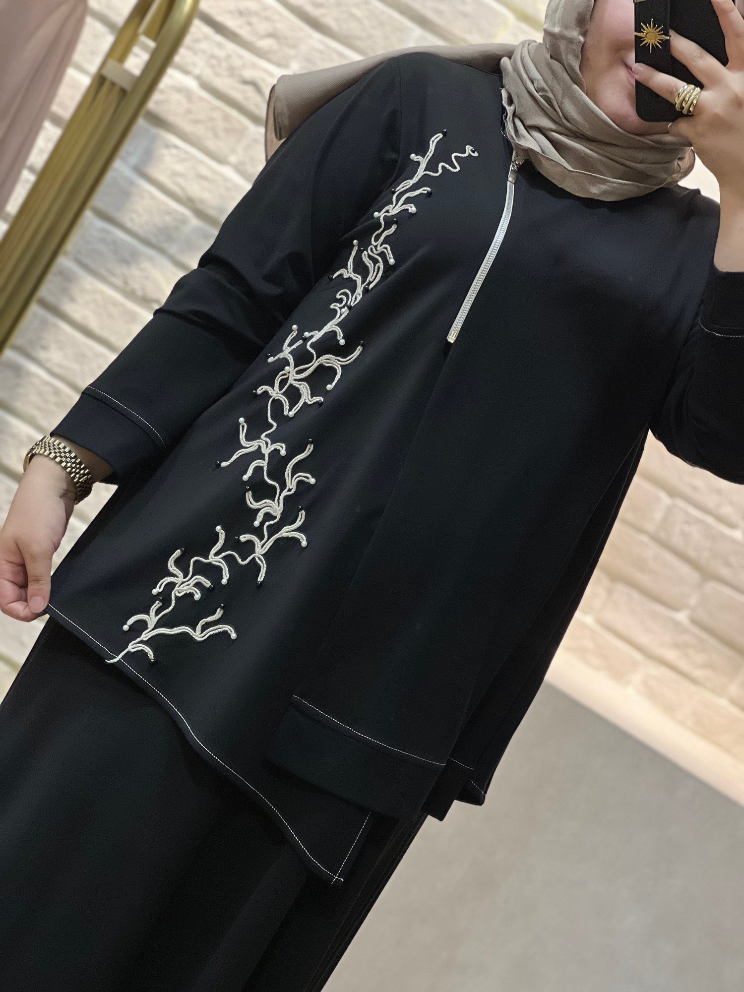 Fatma Danışman Nakışlı Etek Takım