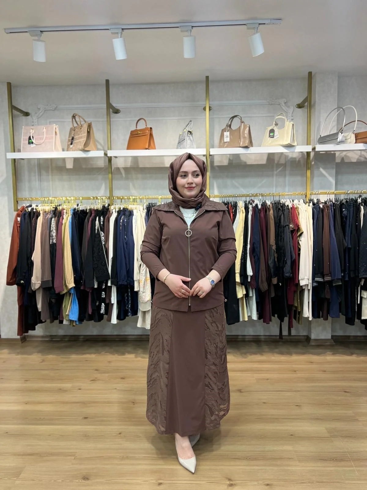 FATMA DANIŞMAN Organzeli Yazlık Etek Takım