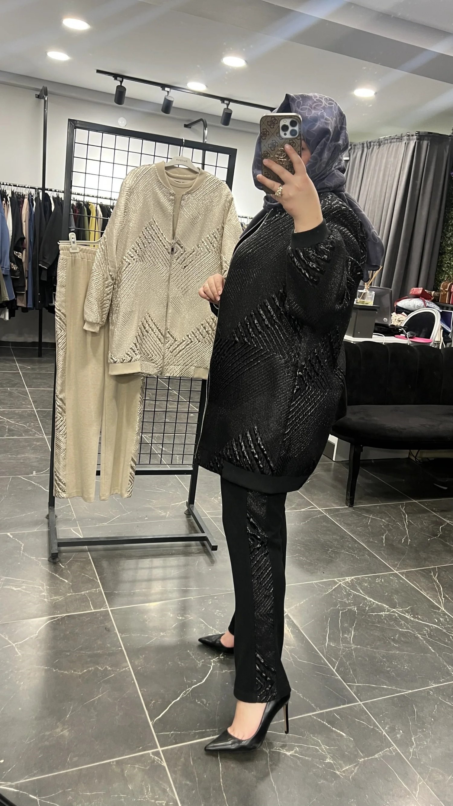 MEVA BY Pureva Jakarlı Ceketli Üçlü Takım