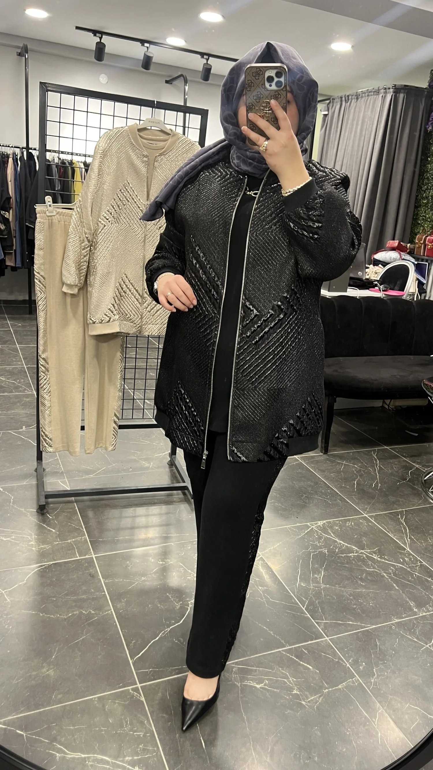 MEVA BY Pureva Jakarlı Ceketli Üçlü Takım