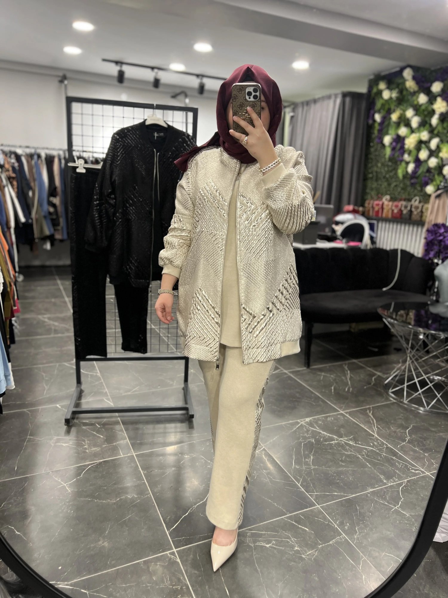 MEVA BY Pureva Jakarlı Ceketli Üçlü Takım