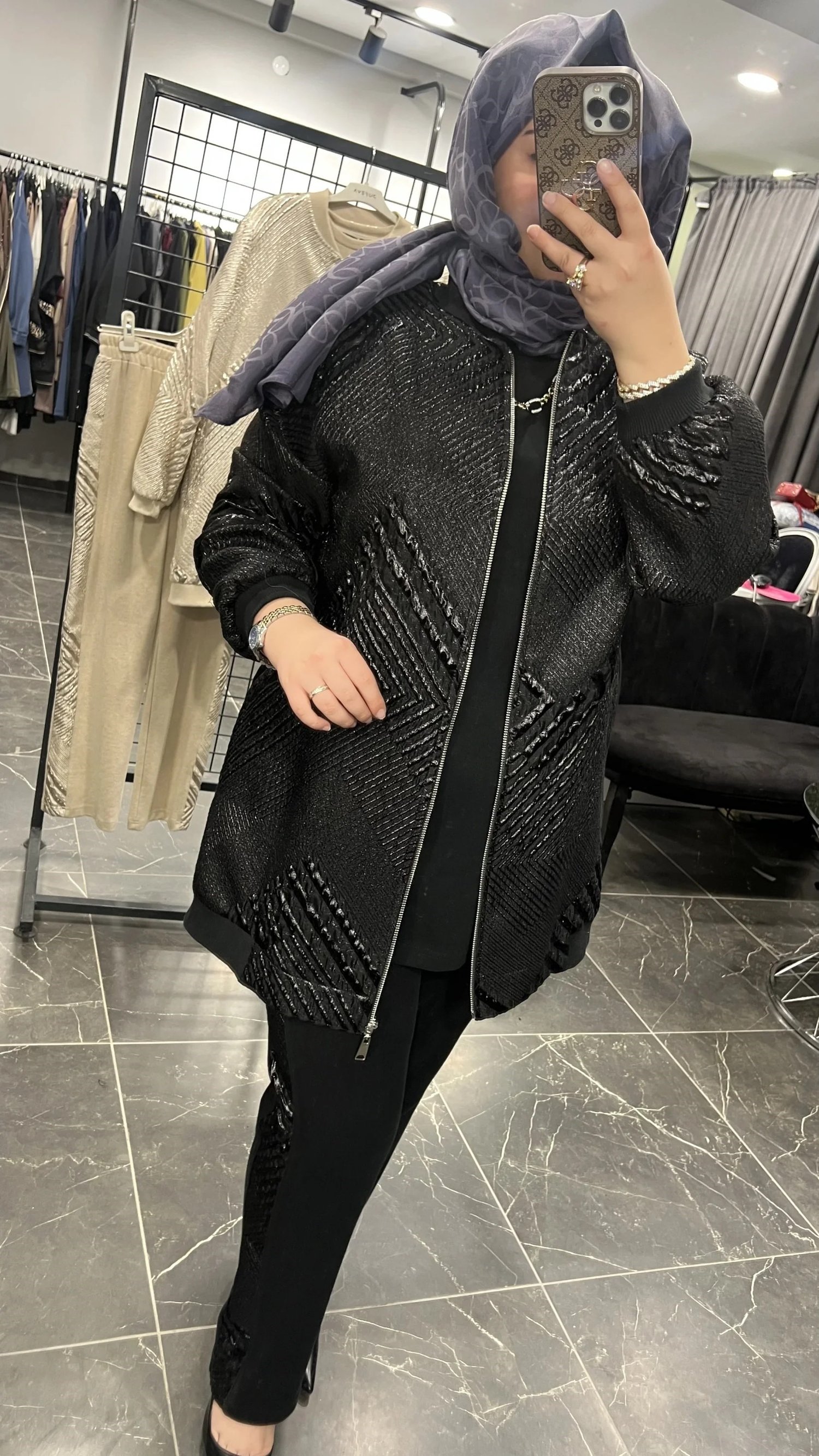 MEVA BY Pureva Jakarlı Ceketli Üçlü Takım