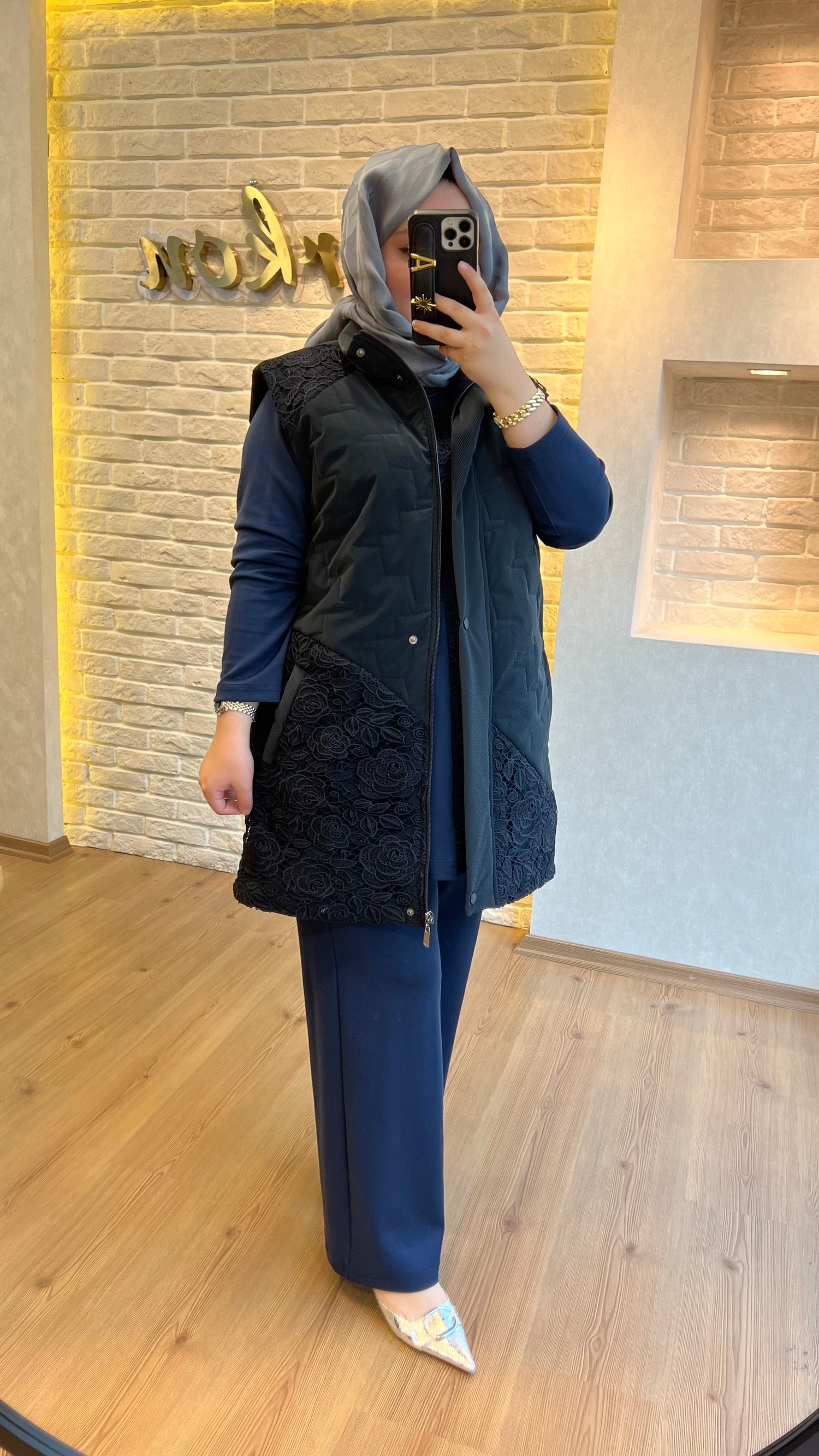 PUREVA Güpürlü Üçlü Takım 