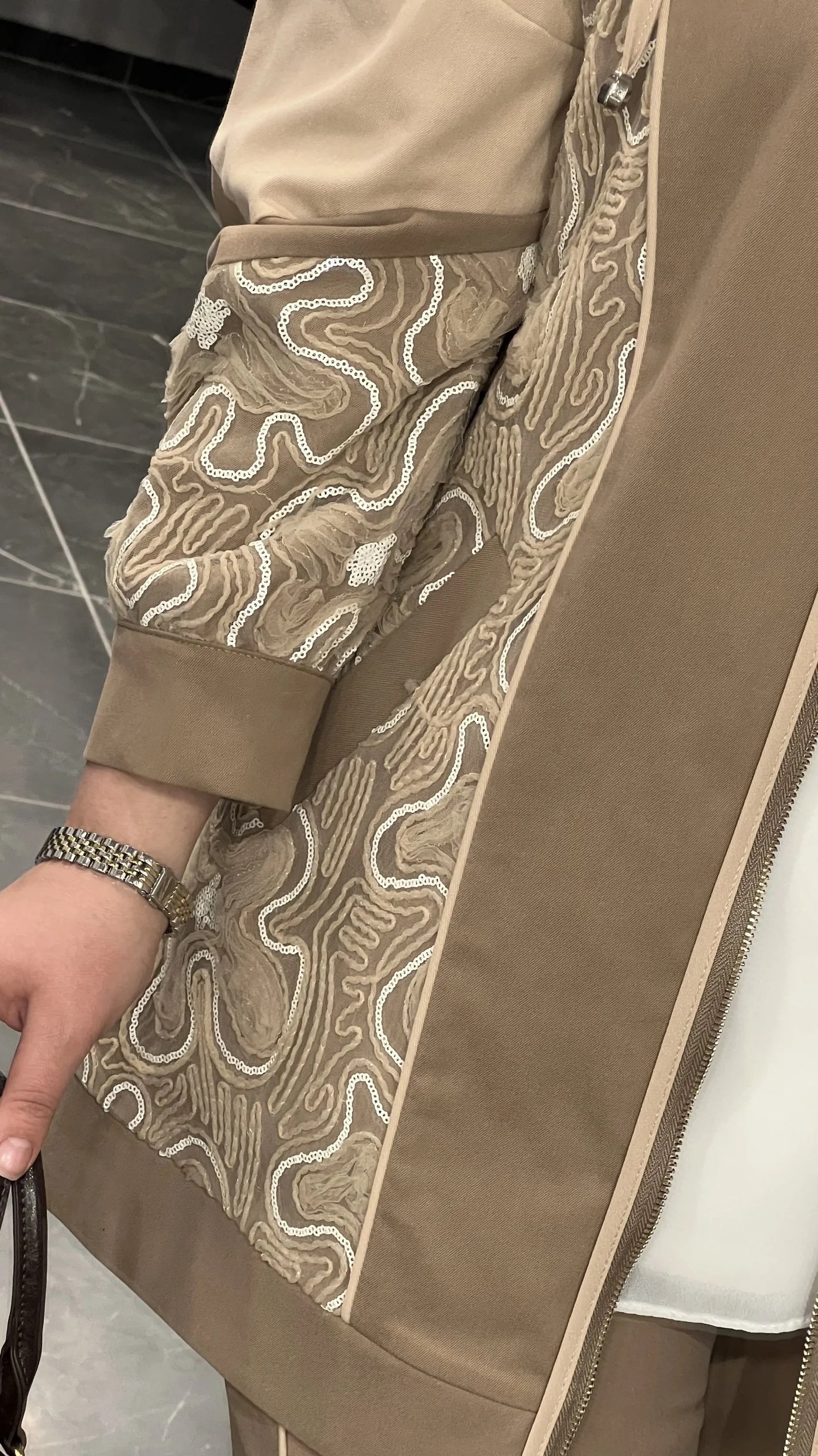 SBL Pullu Kabartmalı Gabardin Ceketli Takım