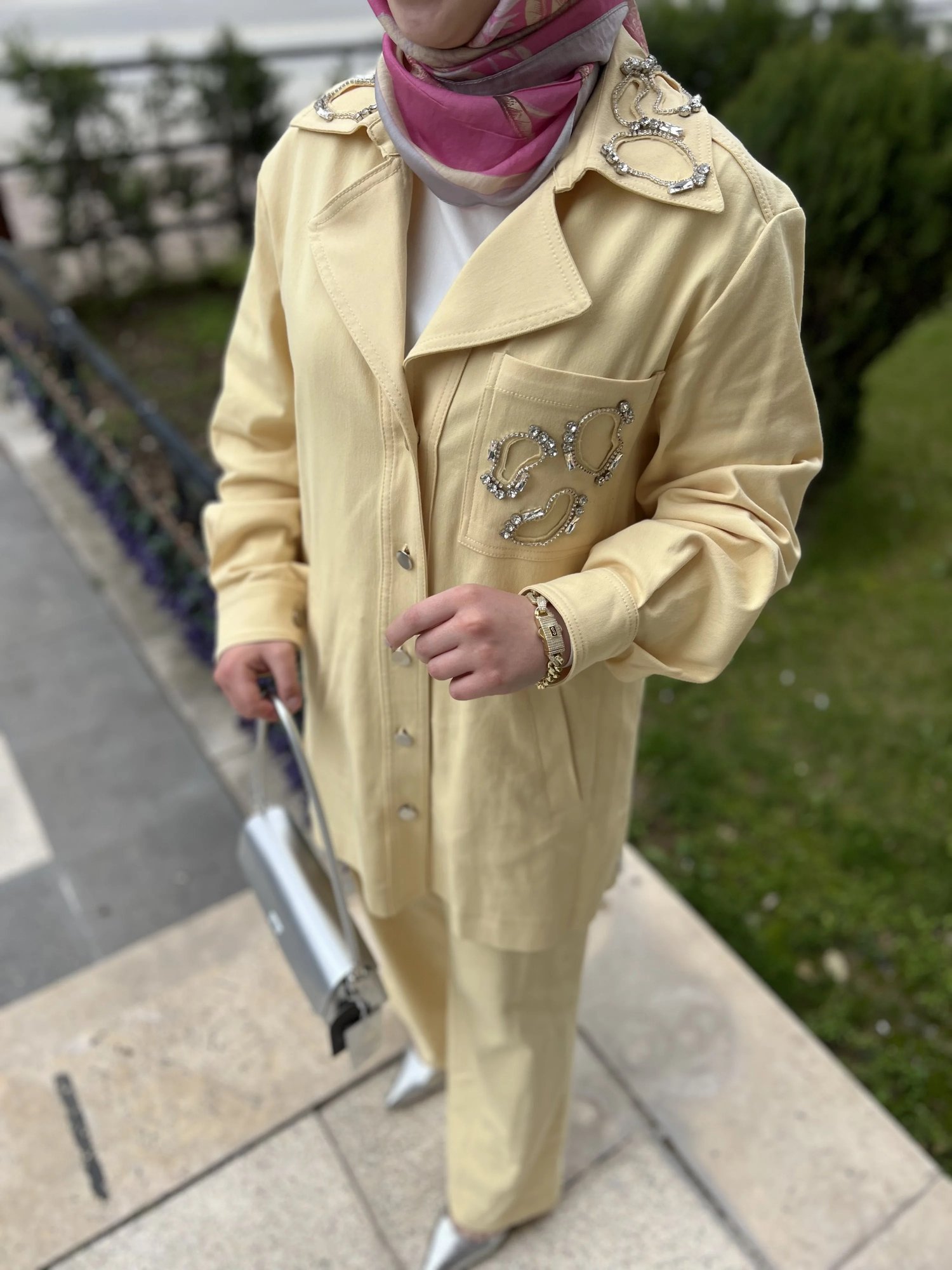 SBL Taşlı Gabardin TAKIM