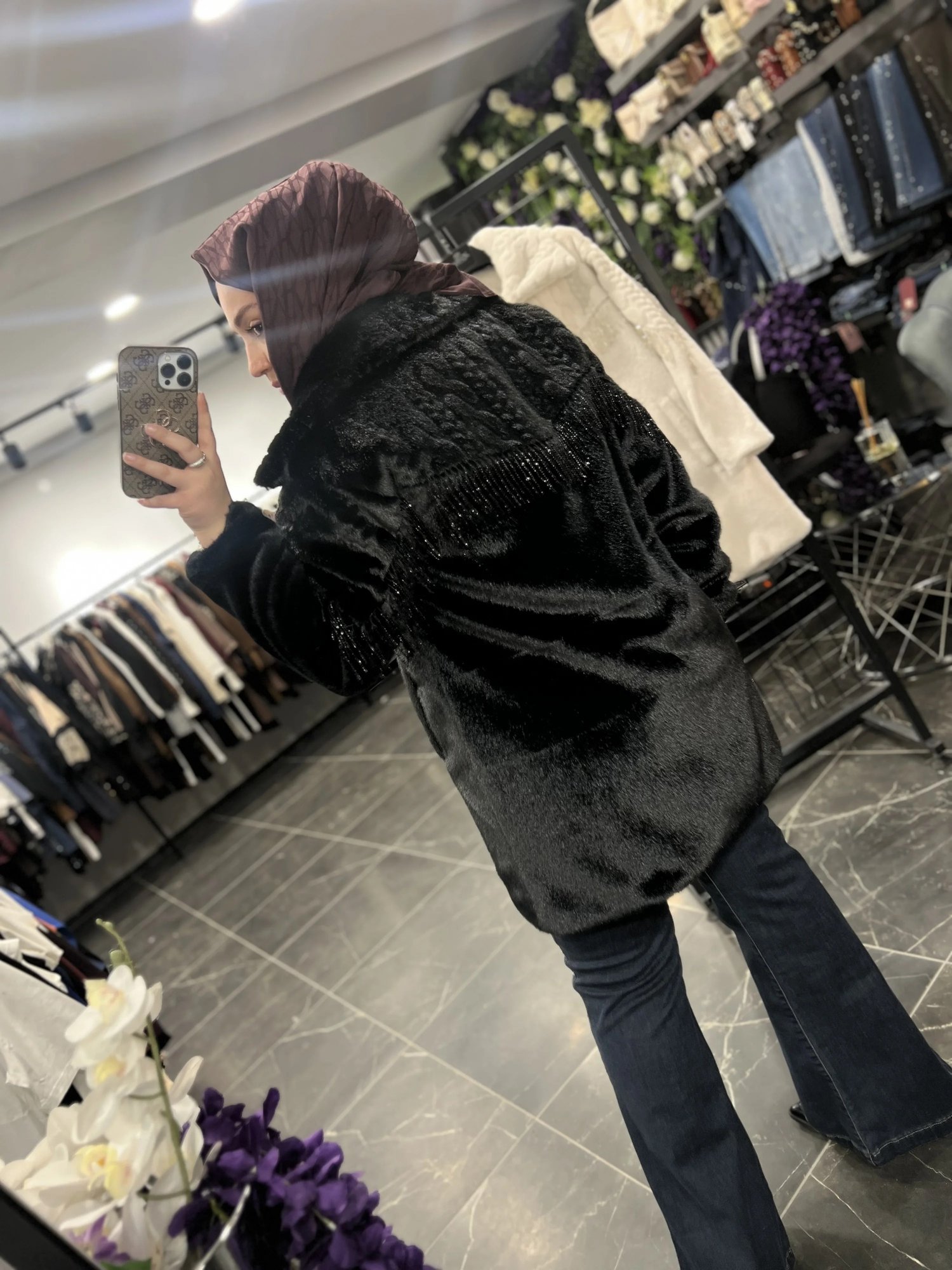 Solis Boncuk Saçaklı Angora Kaban