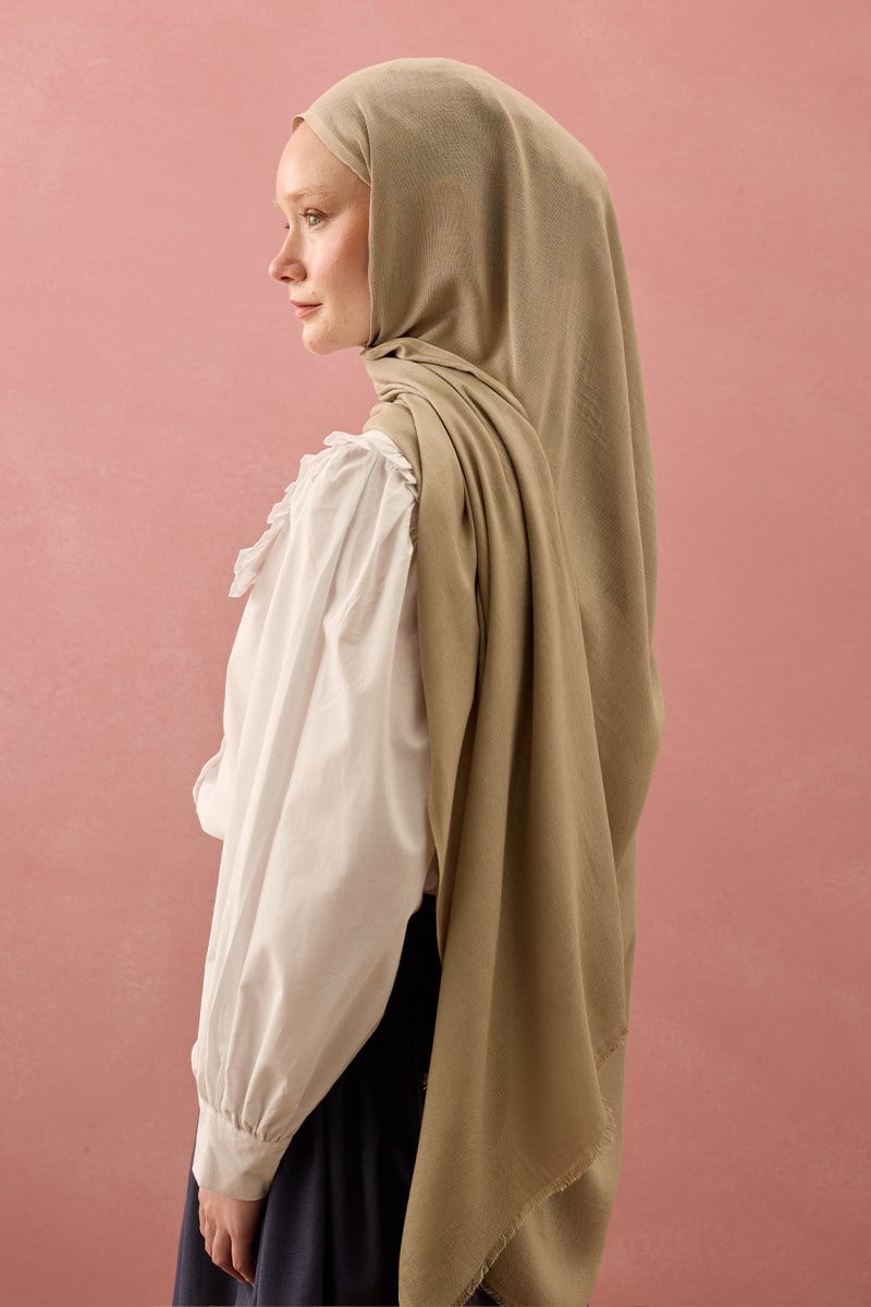 Bej Pamuk Şal